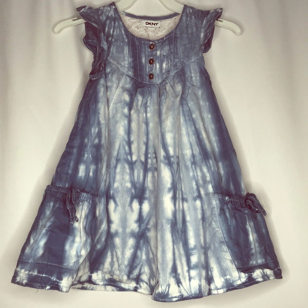 DKNY Tye Dye Denim Dress size 4t